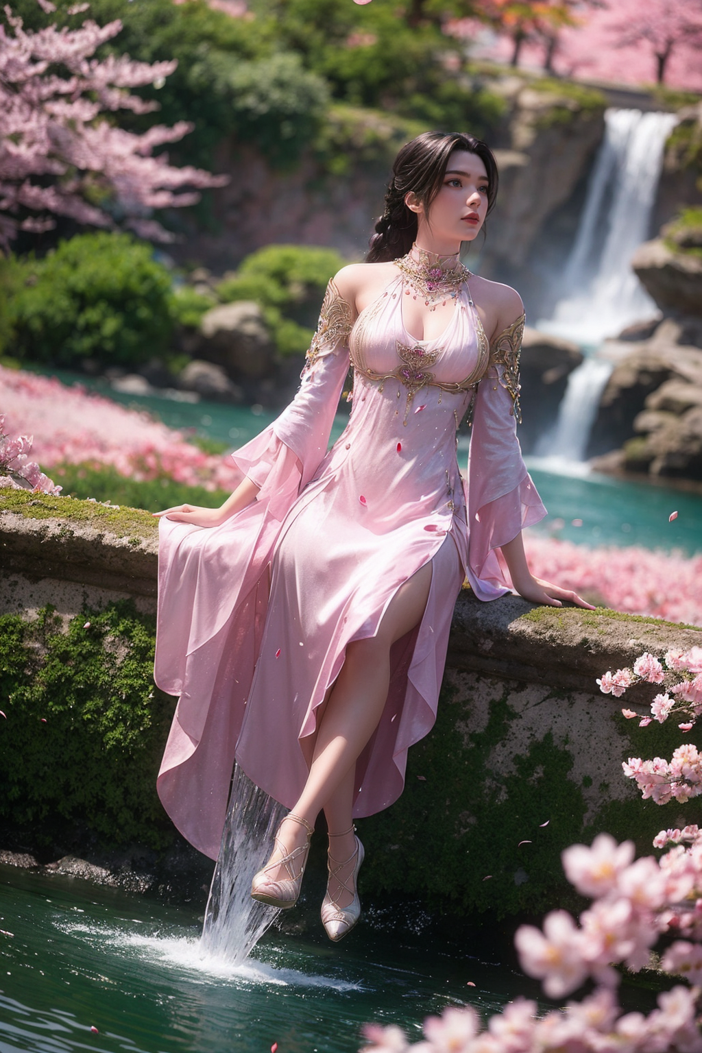 1732215912817-2705098678-_lora_monvsd1.5_0.7_,monv,full body,sitting on branch,(arms at sides),foreshortening,1girl,solo,jewelry,necklace,clothing cutout.png